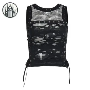 Crop Top Gothique Punk : Un Style Canon Tout Droit De L’enfer! 2 Crop Top Gothique Punk: Un Style Canon Tout Droit De L’enfer! - s