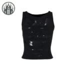 Crop Top Gothique Y2k émo Arrive De L’enfer! - s