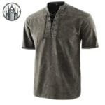 Débardeur Gothique à Zipper Pour Homme - Gris / s