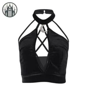 Débardeur Gothique Femme En Spandex Polyester Et Coton - s