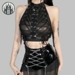 Débardeur Gothique Découpe Arrière — Univers Gothique