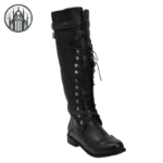 Découvre Nos Chaussures Gothiques Pour Homme En Simili Cuir Végan Noir!