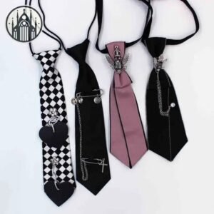 Cravate Gothique Punk Bijou Unisexe — Univers Gothique