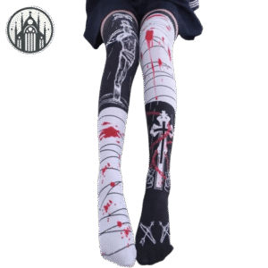 Collant Gothique Velours Coton Femme — Univers Gothique