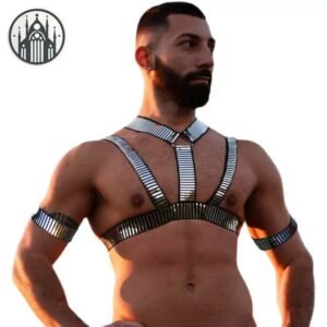 Harnais Punk Polyester Homme — Univers Gothique