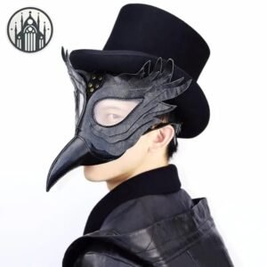 Accessoire Gothique Masque Cuir — Univers Gothique