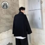 Pull Gothique Col Roulé Noir — Univers Gothique (vue 3)