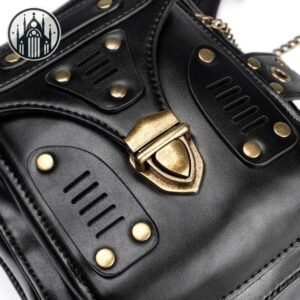 Sac Gothique Bandoulière Noir — Univers Gothique