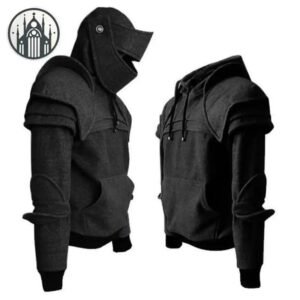 Sweat Gothique Chevalier Noir Coton — Univers Gothique