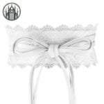 Découvrez La Ceinture Gothique Corset Clouté! Blanc