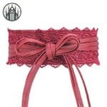 Découvrez La Ceinture Gothique Corset Clouté! Rouge