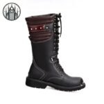 Bottes Gothiques Cuir British Talon — Univers Gothique (vue 3)