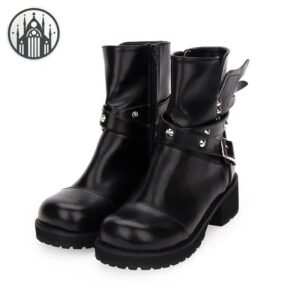 Bottes Gothiques À Sangle Ailes — Univers Gothique