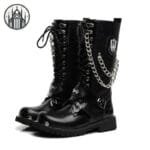 Découvrez Nos Bottes Gothiques à Semelle Plate! - 37