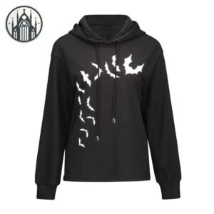 Sweat à Capuche Gothique Chauves-Souris — Univers Gothique
