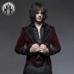 Veste Gothique Velours Rouge — Univers Gothique (vue 2)