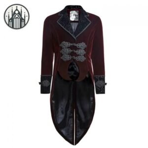 Veste Gothique Velours Rouge — Univers Gothique