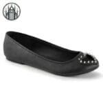 Des Ballerines Gothique Lolita Pour Un Look Unique! Noir Cuir / 36
