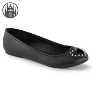 Ballerines Gothiques Cœur Clous — Univers Gothique