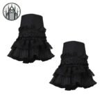 Gants Gothiques Organza Volants Noirs — Univers Gothique (vue 4)