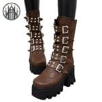 Des Talons Robustes Pour Une Marche Confortable - Noir / 35