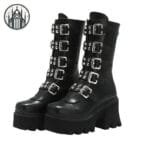 élégants Talons En Cuir Végan Pour Marcher Confortablement