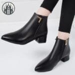 Escarpins Gothiques Noirs: Luxe Et Confort Ultime
