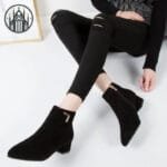 Escarpins Gothiques Noirs: Luxe Et Confort Ultime