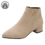 Escarpins Gothiques Noirs: Luxe Et Confort Ultime - Beige / 35