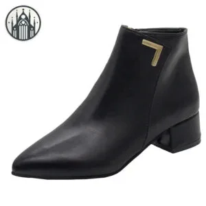 Escarpins Gothiques Noirs: Luxe Et Confort Ultime - Lisse / 35