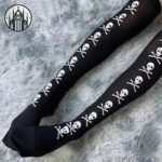 Accessoire Gothique Bas Imprimés Spandex