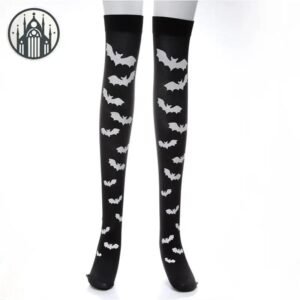 Accessoire Gothique Bas Imprimés Spandex