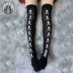 Accessoire Gothique Bas Imprimés Spandex