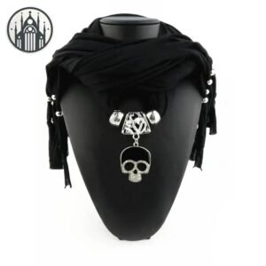 Accessoire Gothique Foulard Coton Polyester — Univers Gothique