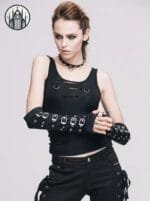 Gants Gothique Ajustables Avec Trou Pour Le Pouce
