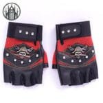 Gants Gothique Steampunk: Style Infernal Livraison Offerte - Rouge