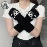 Gants Gothiques: Chaîne Et Rivet - Livraison Gratuite!