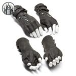 Gants Gothiques Steampunk Cuir Clous — Univers Gothique