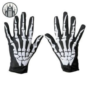 Gants Gothiques Steampunk Militaires: Style Infernal! 3 Gants Gothiques Steampunk Militaires: Style Infernal! - Blanc