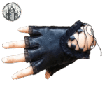 Gants Gothiques Cuir Dentelle — Univers Gothique (vue 4)