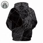 Gilet Gothique Noir En Polyester Et Coton Organique Confortable Et Souple