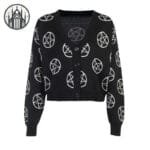 Gilet Gothique Toxic En Coton Maillé & Polyester - s