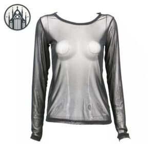 Haut Gothique Maille Transparente Nylon — Univers Gothique