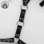 Accessoire Gothique Harnais Cuir Épaulettes — Univers Gothique (vue 5)