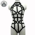 Harnais Gothique Soutien-gorge: Style Bondage Unique