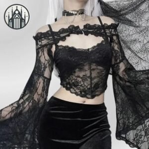 Haut Gothique Coton Spandex Polyester — Univers Gothique
