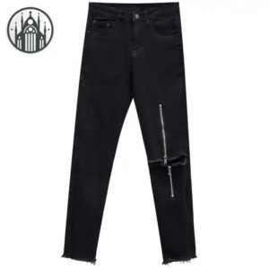 Pantalon Gothique Skinny Punk Femme — Univers Gothique