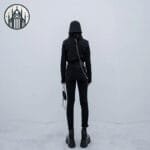 Jean Cargo Gothique Femme En Style Skinny Punk