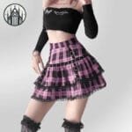 Jupe Gothique A-line Aux Carreaux Plaid: L’alliance Parfaite De L’esthétique Lolita