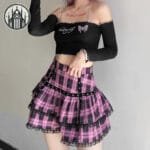 Jupe Gothique A-line Aux Carreaux Plaid: L’alliance Parfaite De L’esthétique Lolita